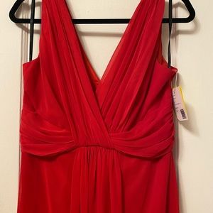 Dessy Red Gown
